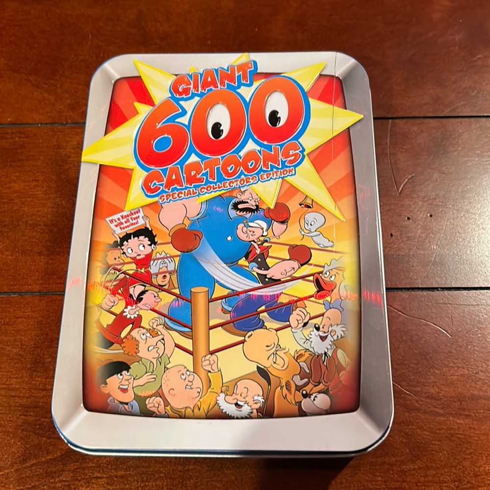 Giant 600 Cartoons: Special Collectors Edition [DVD] New in Box With T-Shirt